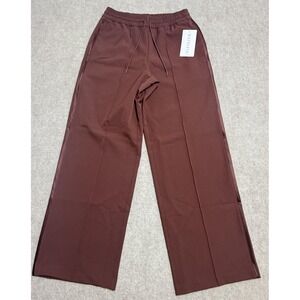 Athleta Endeavor Relaxed Pants Womens Small Brown Quick Dry Wide Leg Stretch New
